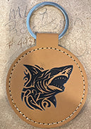 Leatherette Key Rings