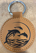 Leatherette Key Rings