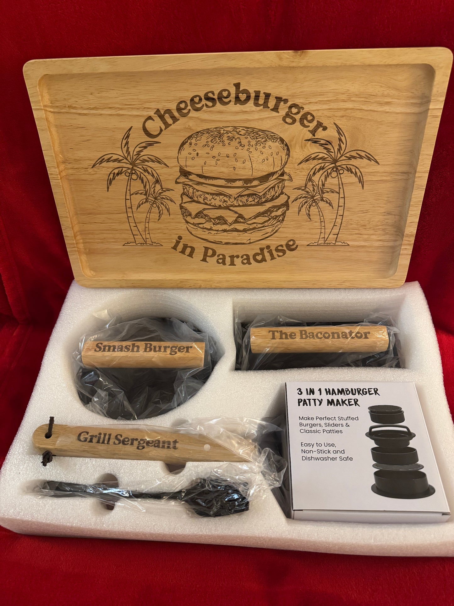 Cheeseburger in Paradise Smash Burger Set