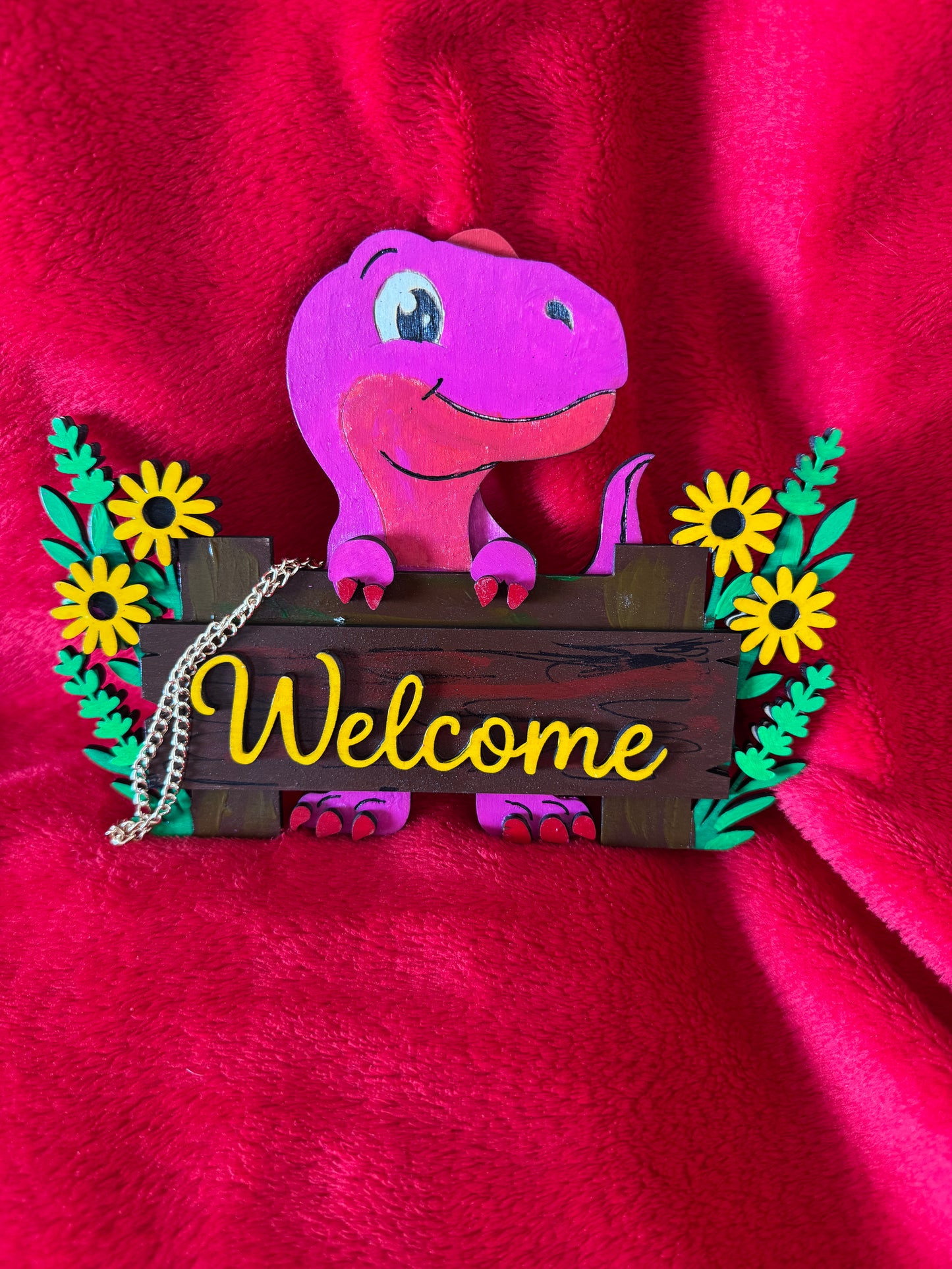 Welcome Sign Hand-painted